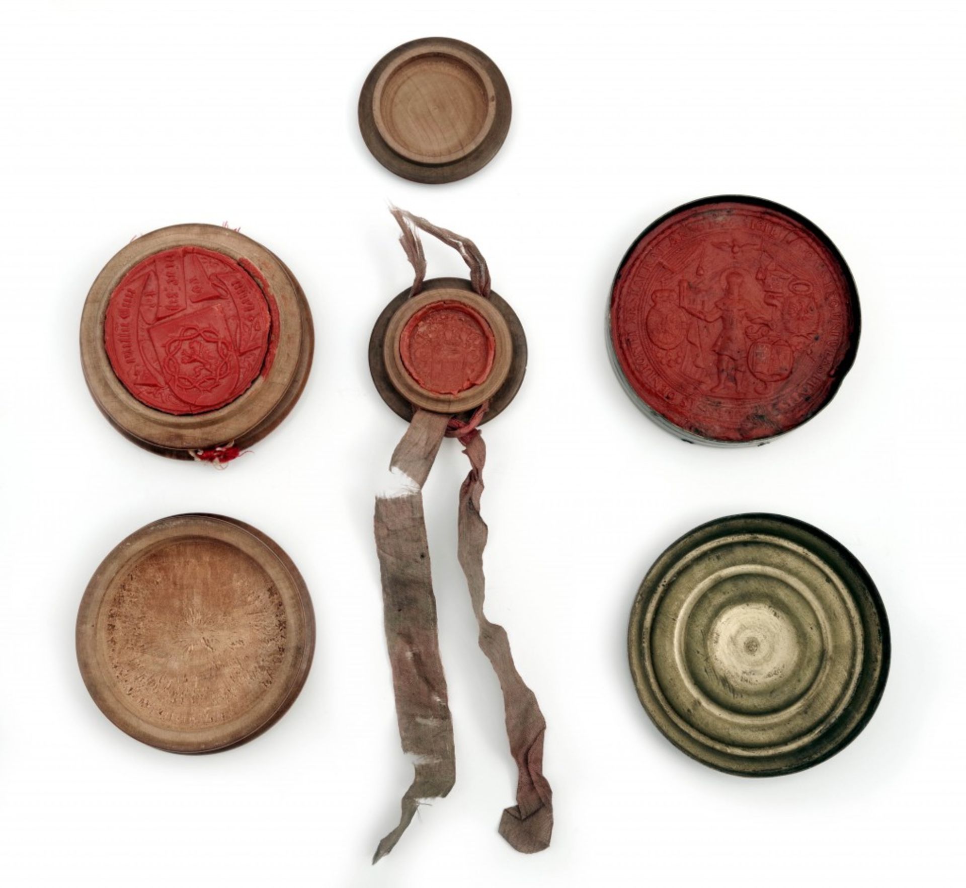 Three Encased Wax Seals - Image 2 of 3