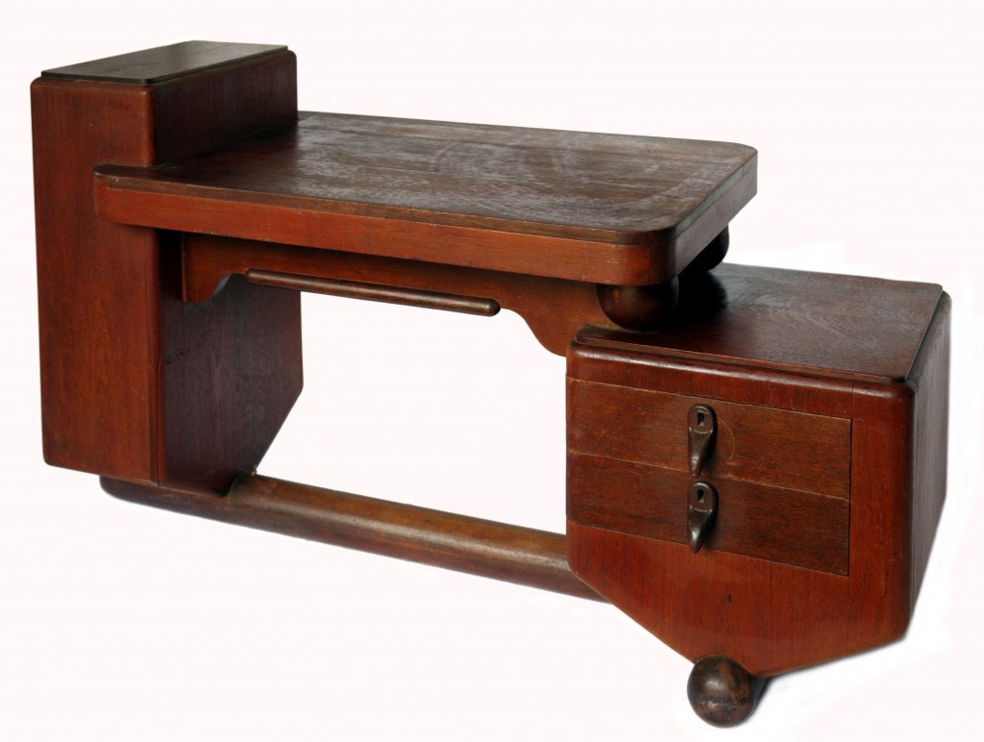 Rondo-Cubist Writing Desk with Chair - Image 3 of 5