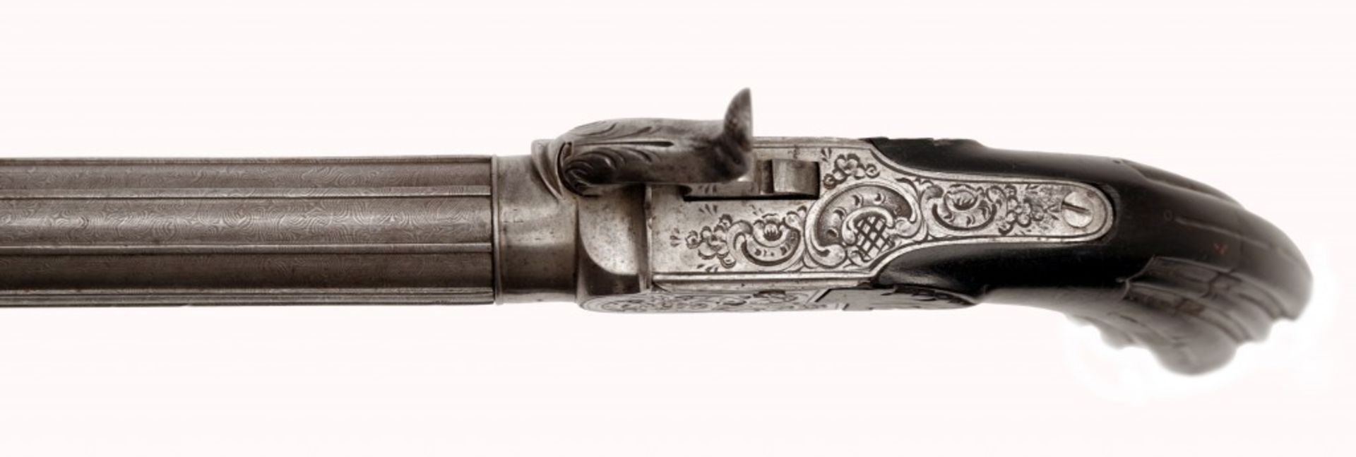 A Percussion Cap Pocket Pistol with Long Barrel - Image 7 of 14