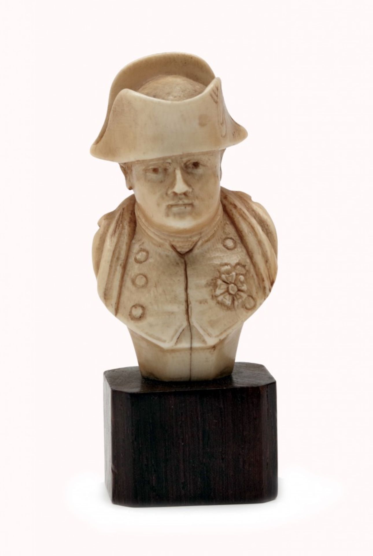 A Small Ivory Bust of Napoleon Bonaparte