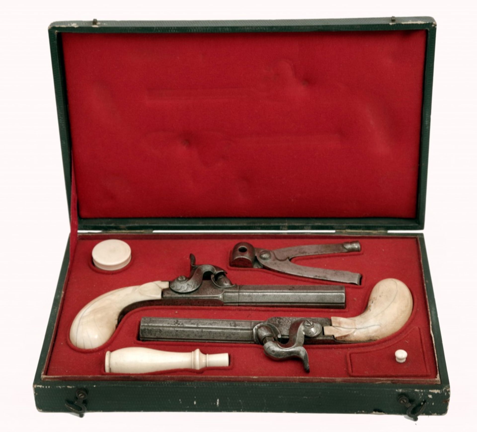 A Cased Pair of Percussion Pocket Pistols