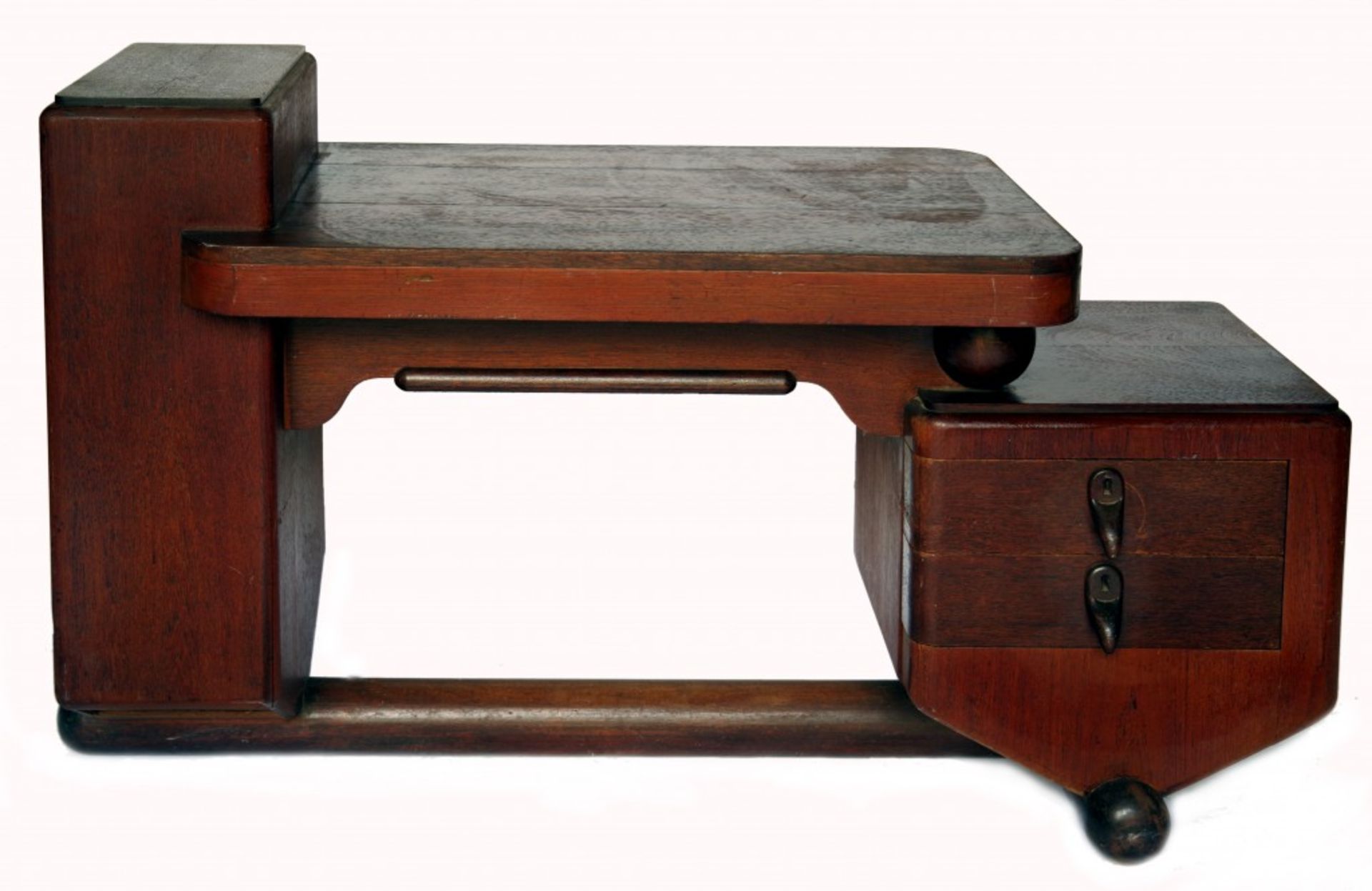 Rondo-Cubist Writing Desk with Chair - Image 2 of 5