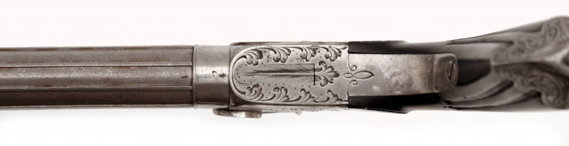 A Percussion Cap Pocket Pistol with Long Barrel - Image 11 of 14