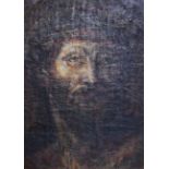 Kirchenmaler 17./18. Jh., "Christus mit Dornenkrone",