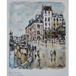 Le Berger, Robert (1905 - 1972), "Am Pont Neuf, vor dem Denkmal"