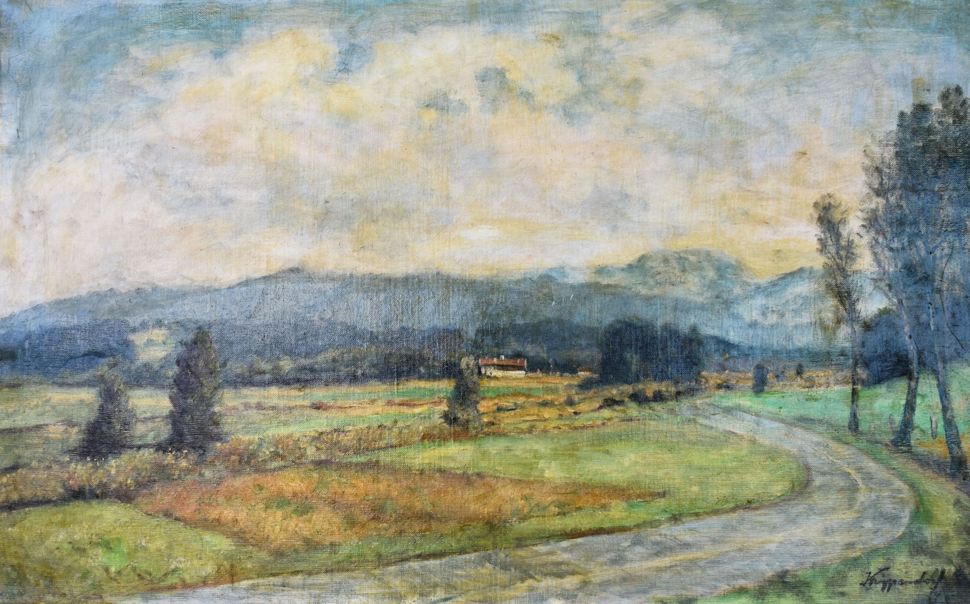 Tillberg, Harald (Deutschland 1877 - 1955), Einsames Dorf"