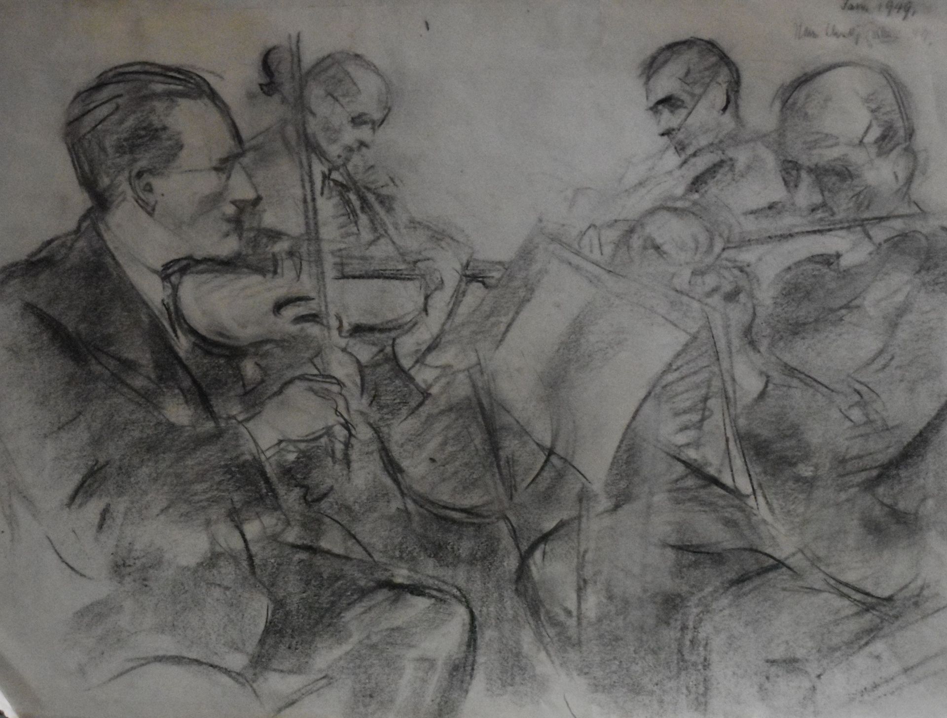 Schulze - Görlitz, Hans (1878 - 1952 Dresden), "Streichquartett"