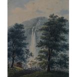 Meyer, Rudolf (1803 - 1857), "Großer Wasserfall in Wallgau"