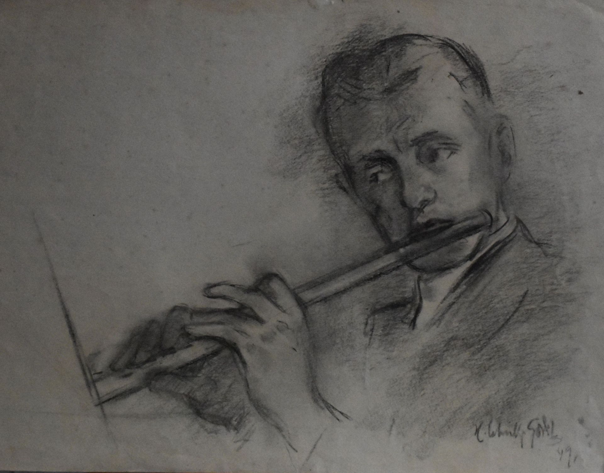 Schulze - Görlitz, Hans (1878 - 1952 Dresden), "Streichquartett" - Bild 2 aus 3