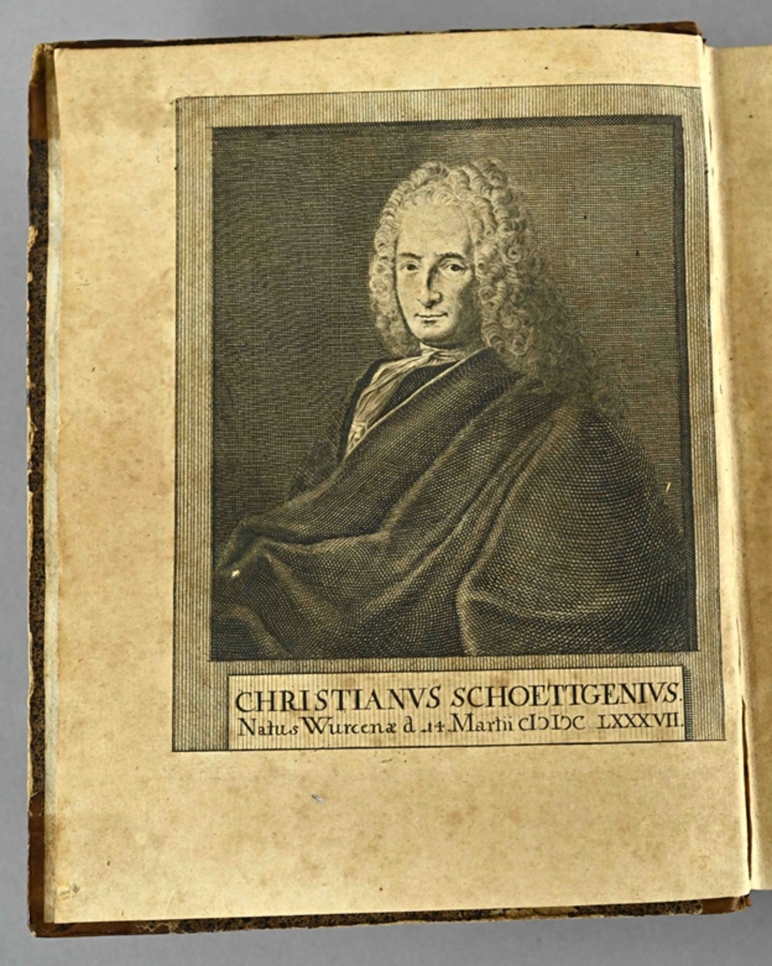Schöttgen, Johann Christian (1687 Wurzen - 1751 Dresden), Talmud, translated into the New Testament - Image 2 of 3