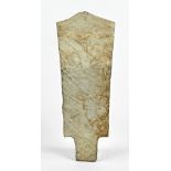 Archaische Steinaxt, China, länglichrechteckig, Länge 31 cm
