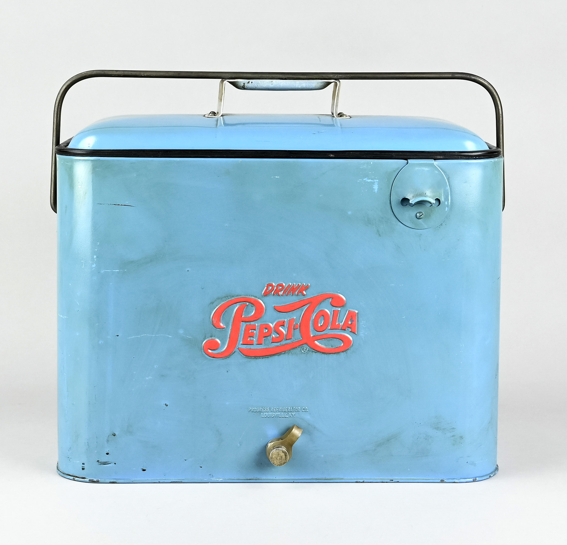 Originale vintage Kühlbox von Pepsi Cola USA um 1930/50, Progress Refrigerator Co., Louisville. KY. - Bild 3 aus 5