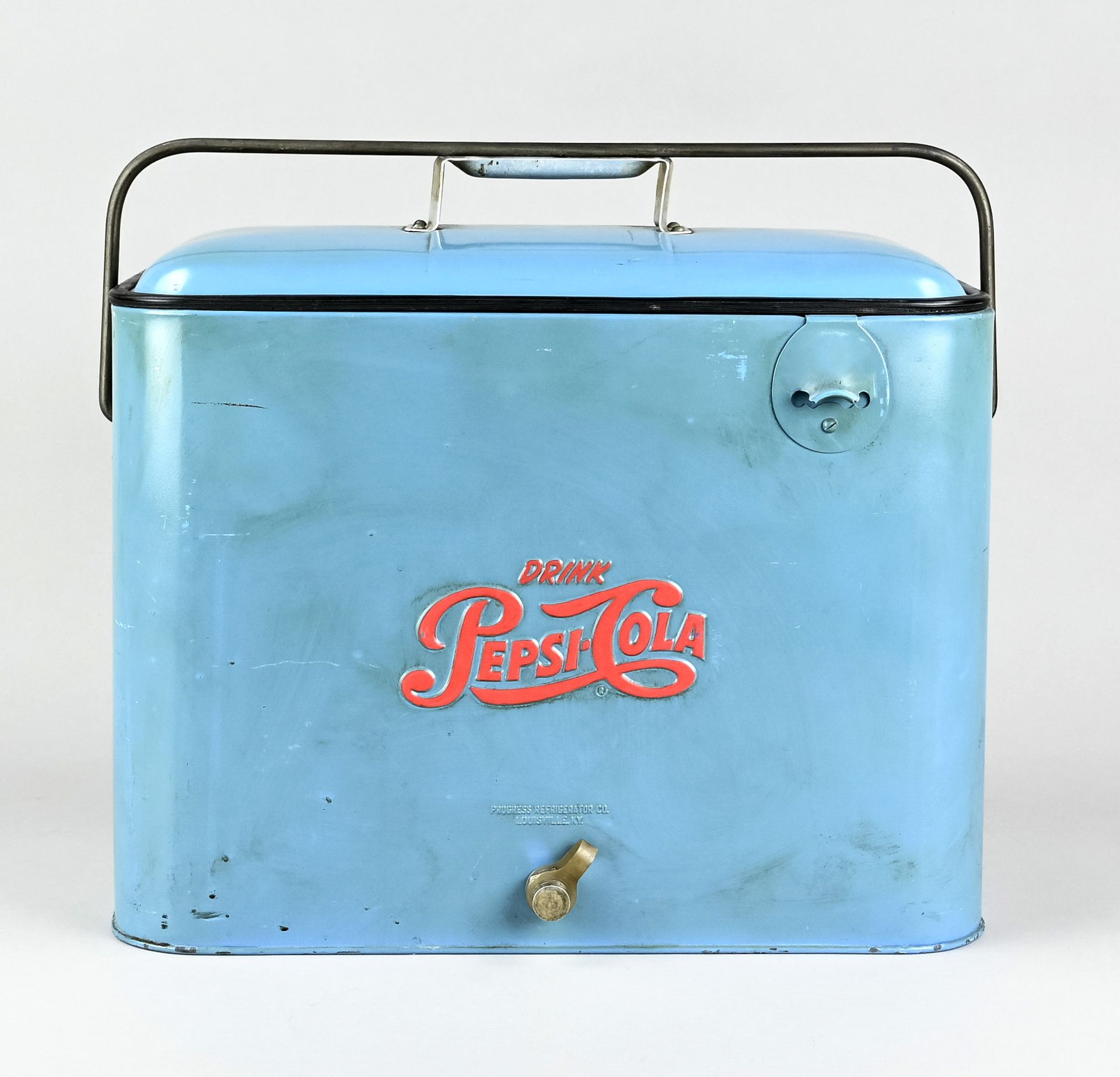 Original vintage cooler from Pepsi Cola USA circa 1930/50, Progress Refrigerator Co., Louisville. K - Image 3 of 5