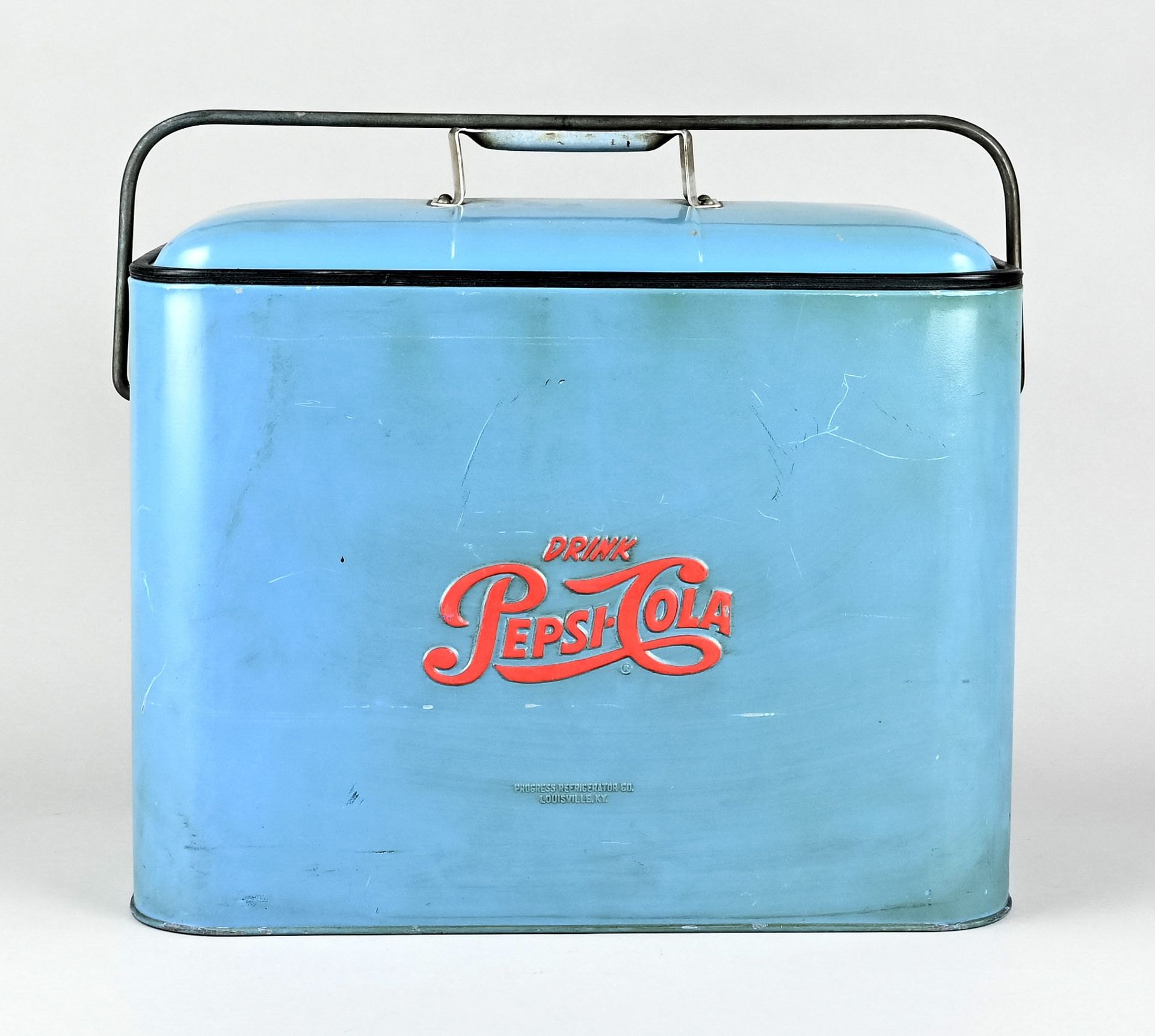 Original vintage cooler from Pepsi Cola USA circa 1930/50, Progress Refrigerator Co., Louisville. K - Image 4 of 5