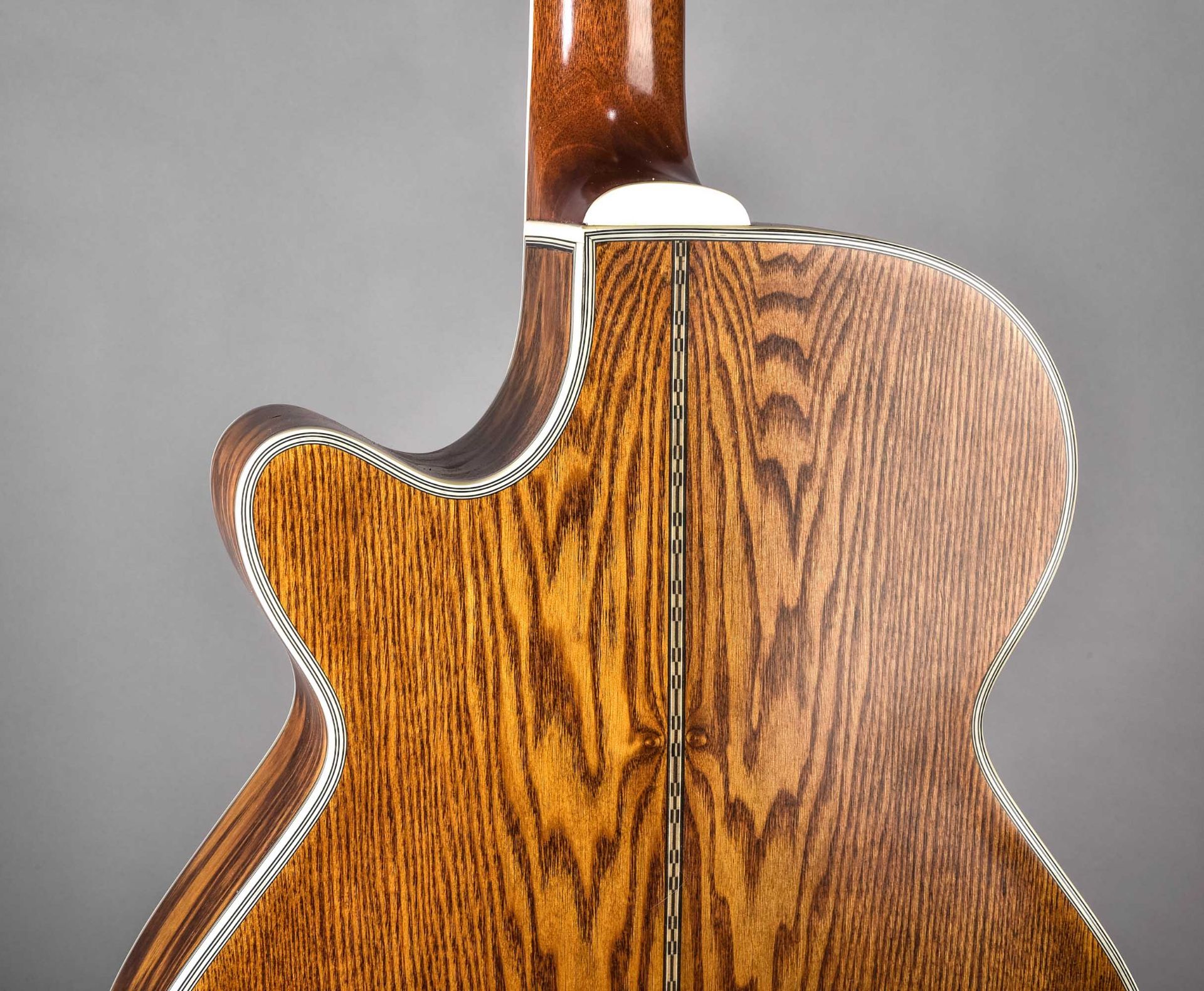 Fretless acoustic bass, crafter, model BA-400EQ / FL, top spruce, bottom ash, neck mahogany, fretbo - Image 11 of 14