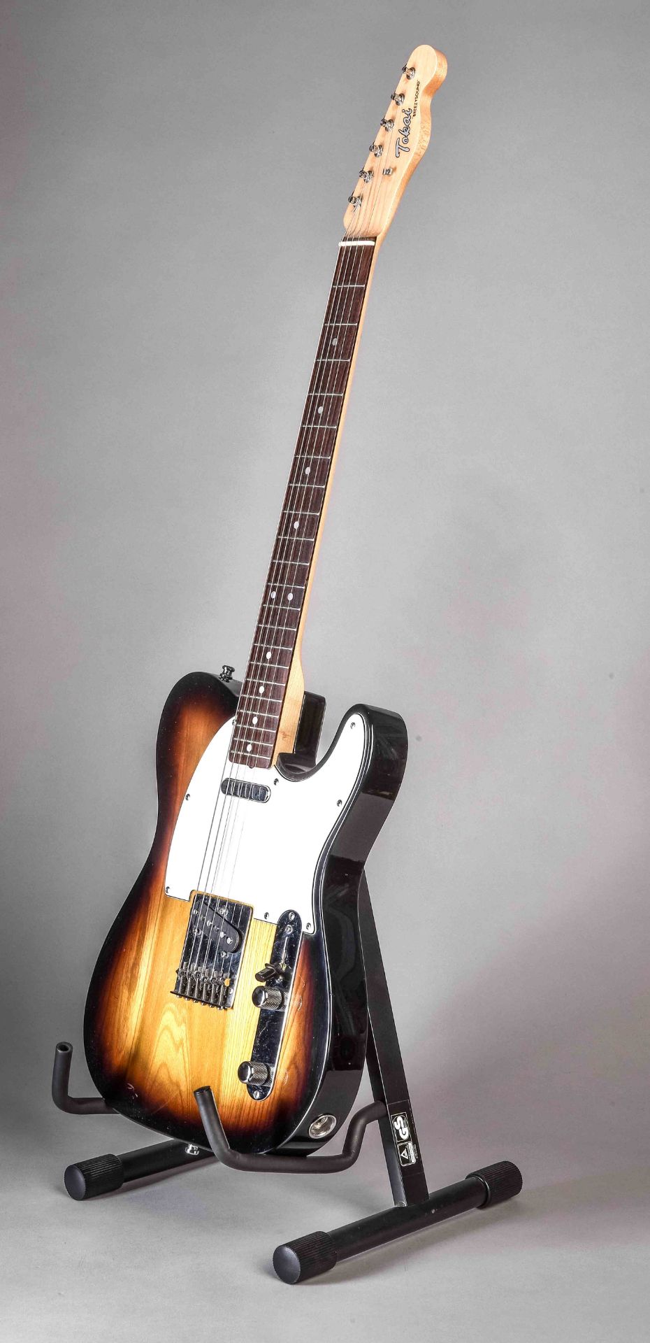 Electric guitar, Tokai "Breezysound" (Tele). Light brown, black rimmed sunburst solid body with whi - Image 2 of 14