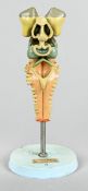 Anatomical model, German Hygiene Museum, GDR c. 1960/70, "Lamprey larva", stucco work, loss of colo