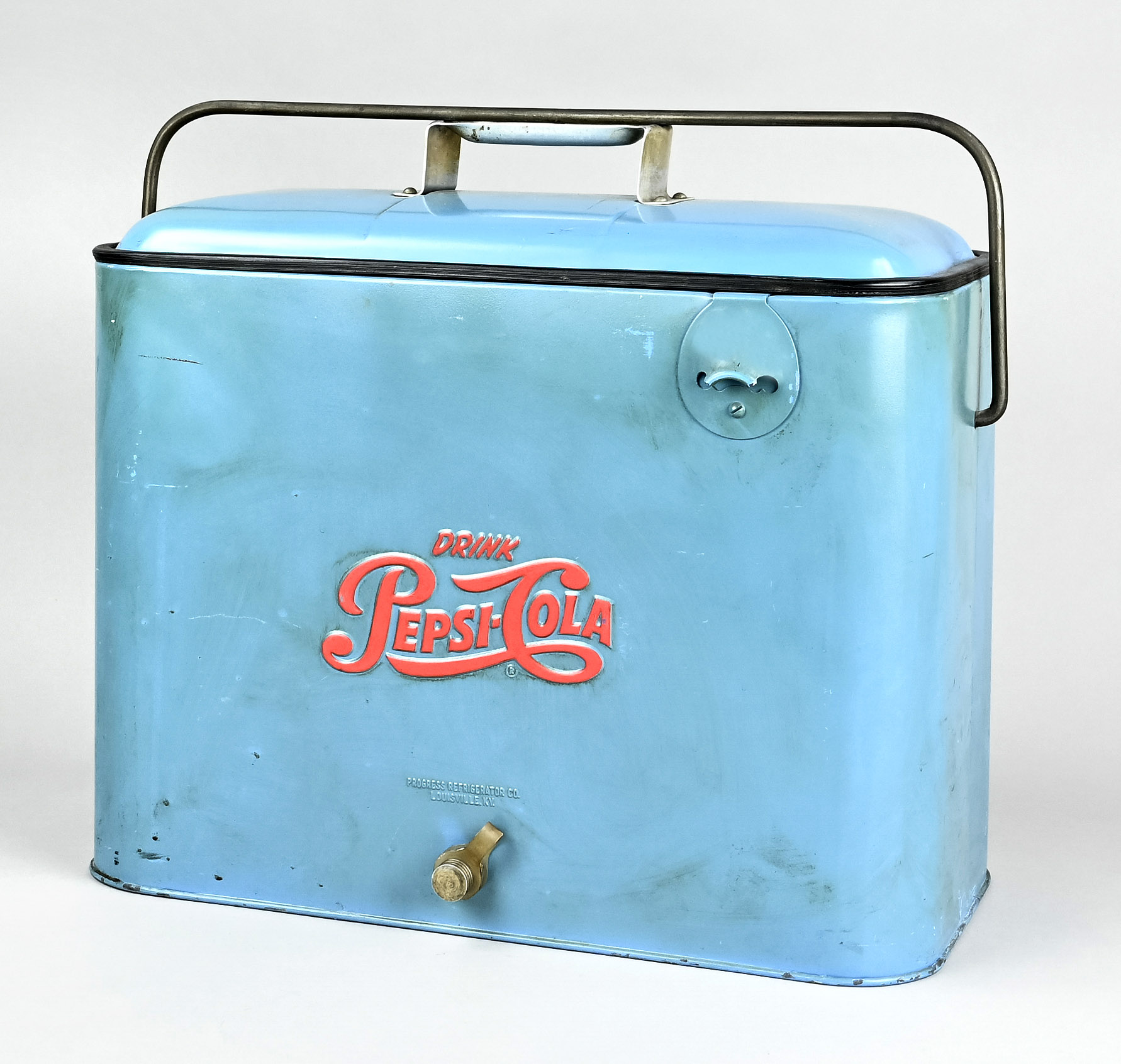 Originale vintage Kühlbox von Pepsi Cola USA um 1930/50, Progress Refrigerator Co., Louisville. KY. - Bild 2 aus 5