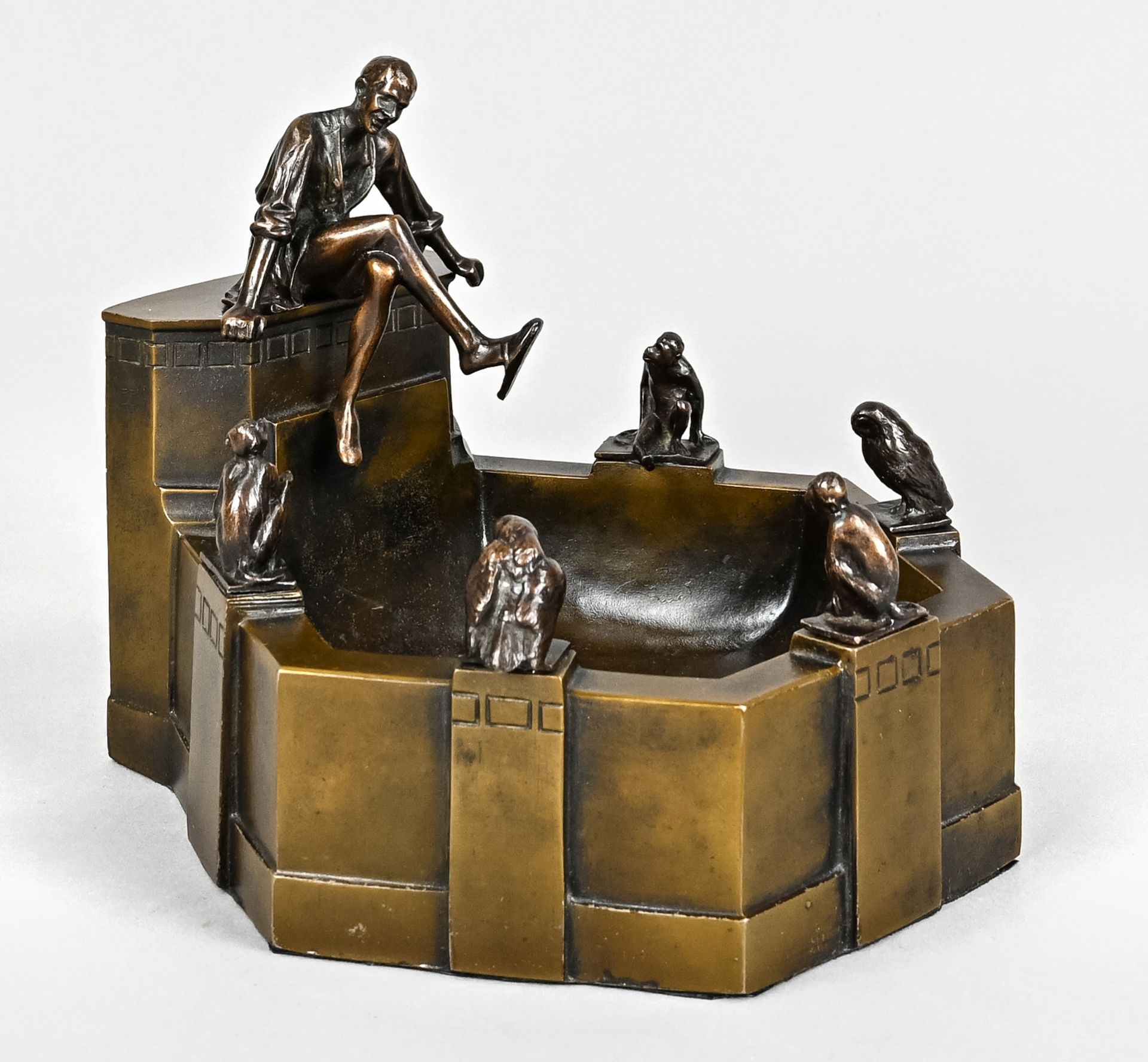 Kramer, Arnold (1863 Wolfenbüttel - 1918 Braunschweig), "Till Eulenspiegel Fountain at Brunswick", 