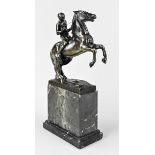 Kaesbach, Rudolf (1873 Glattbach - 1955 Berlin), "Jüngling auf Pferd", Bronze, Höhe 45,5 x 18 x 8 c