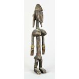 Stehende, weibliche Figur, Frauenfigur Jo Nyeleni, Bamana, Mali. Die Bambara, Ackerbauern in der Sa