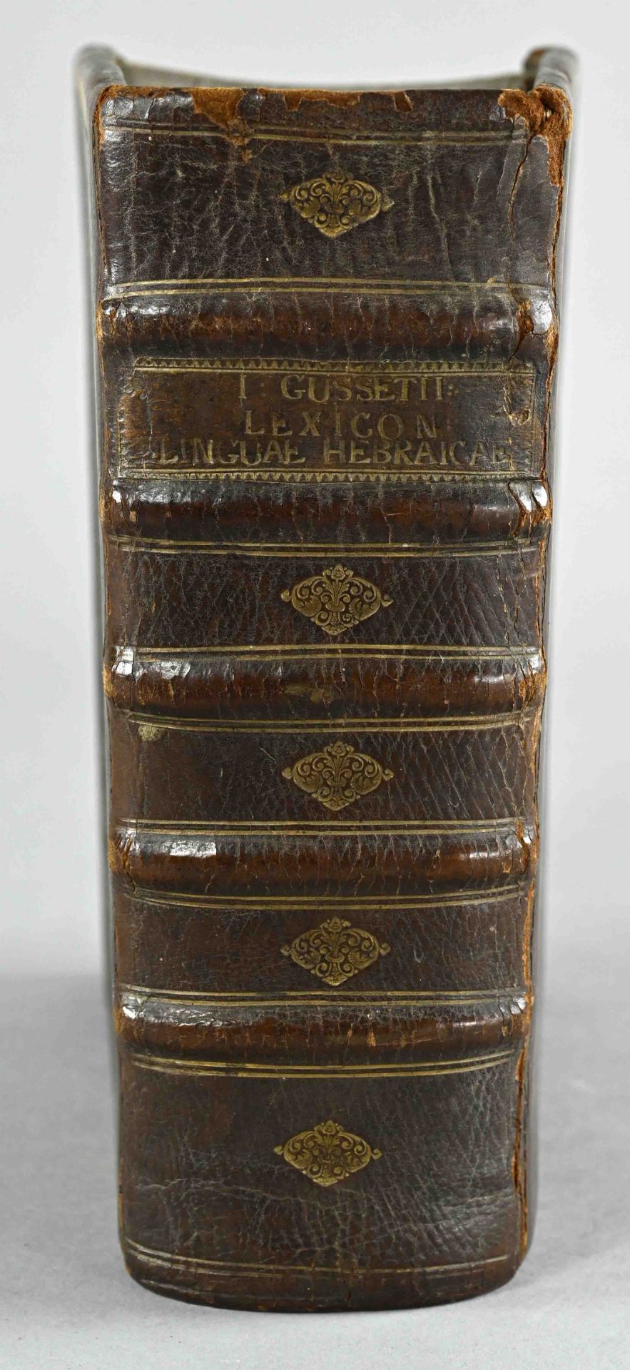 Gousset, Jacques (1635 Blois - 1704 Groningen), Lexicon, linguae Hebraicae, encyclopaedia with copp - Image 3 of 5