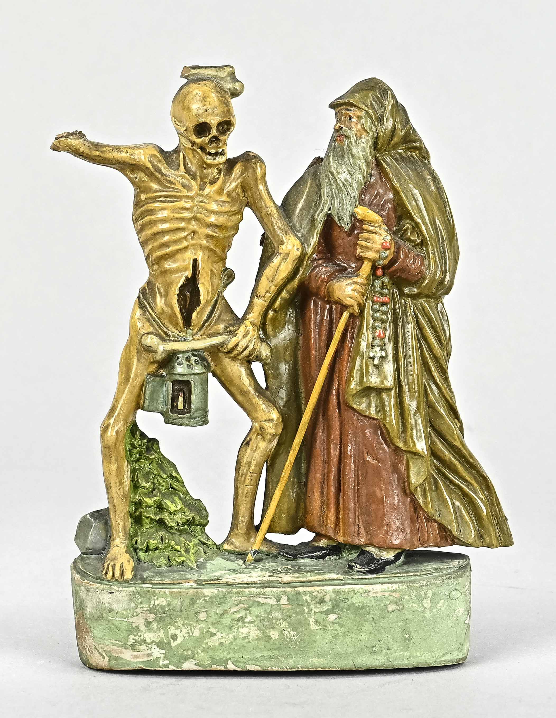 Zizenhausener Figur, Basel, 19. Jh., "Totentanz" von Anton Sohn, 1. H. 19. Jh.