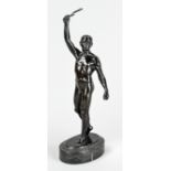 Keck, Hans (Deutschland 1875-1941), "Sportler mit Palmenzweig", Bronze Höhe 40 cm, im Sockel signie