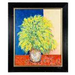 Gesenus-Visser, Bob (1889 - 1978), "Mimosen in einer Vase", Öl auf Lwd., 61 x 51 cm, rechts unten s