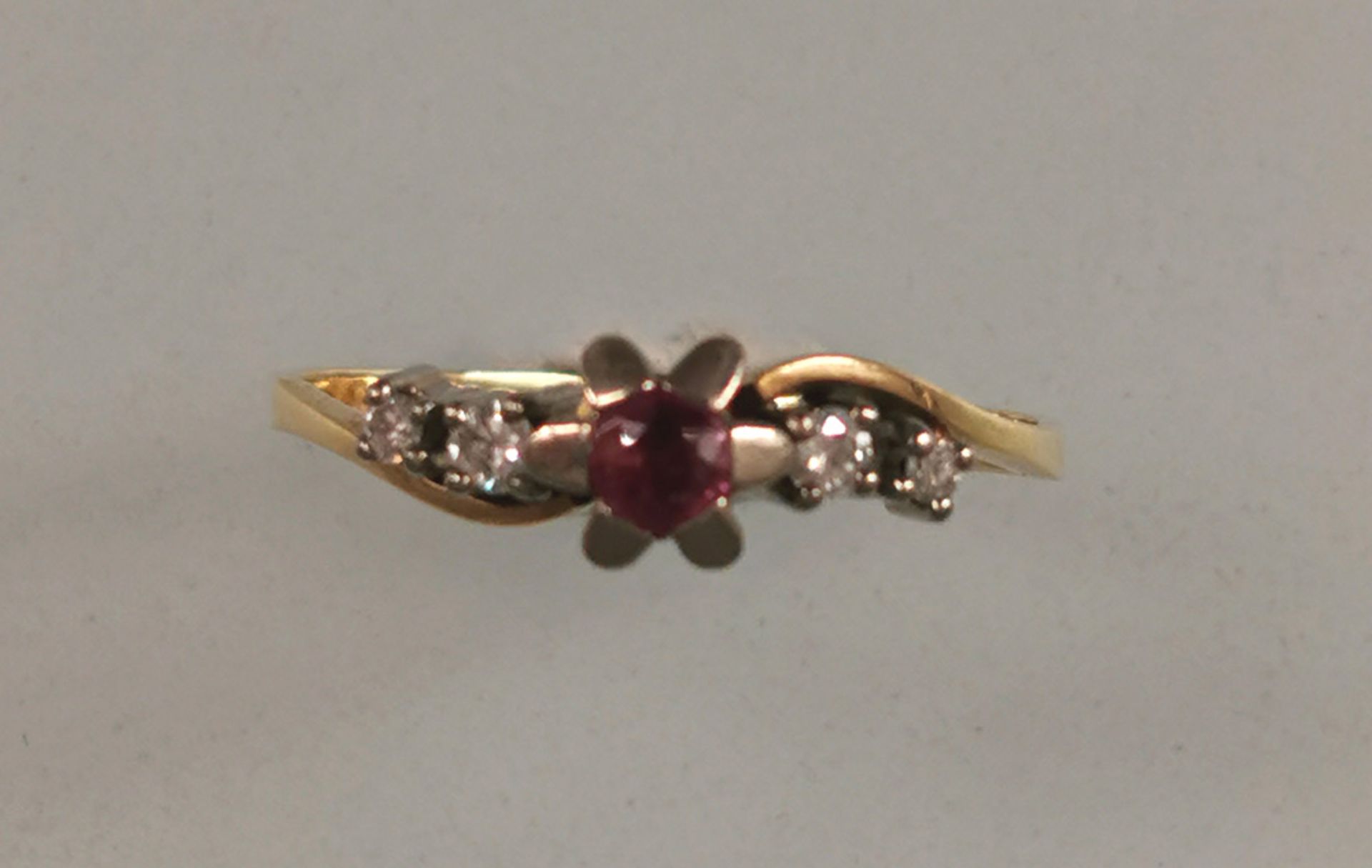 Rubin-Diamant-Ring - Image 2 of 3