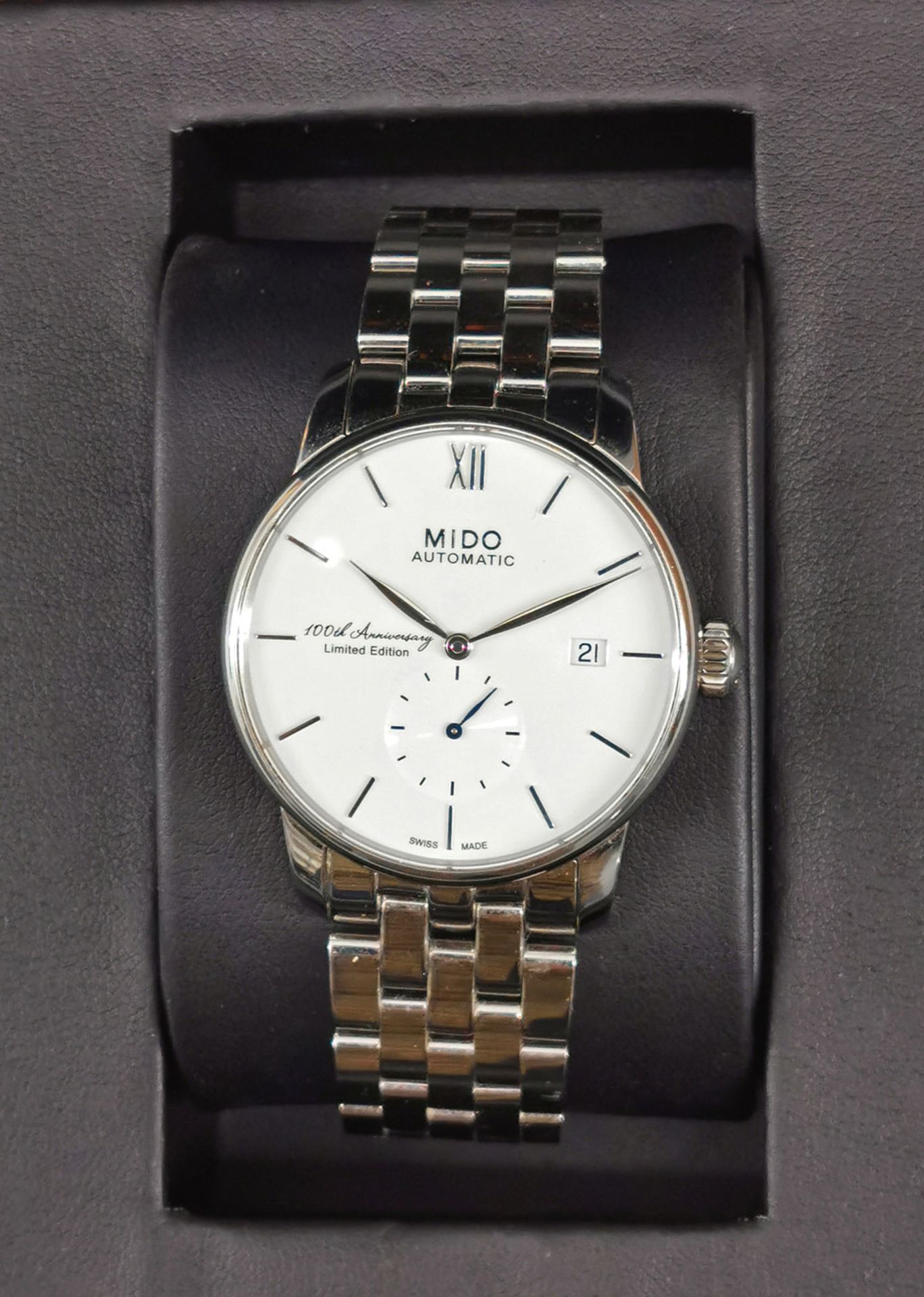 Mido Automatic Baroncelli Uhr 100th Anniversary Limited Edition - Image 2 of 2