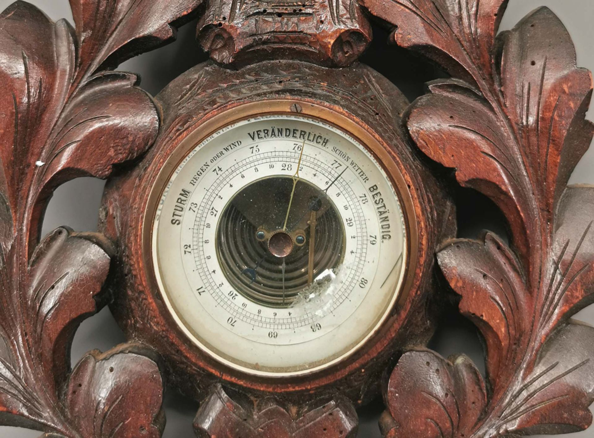 Wand-Barometer Historismus - Image 3 of 4