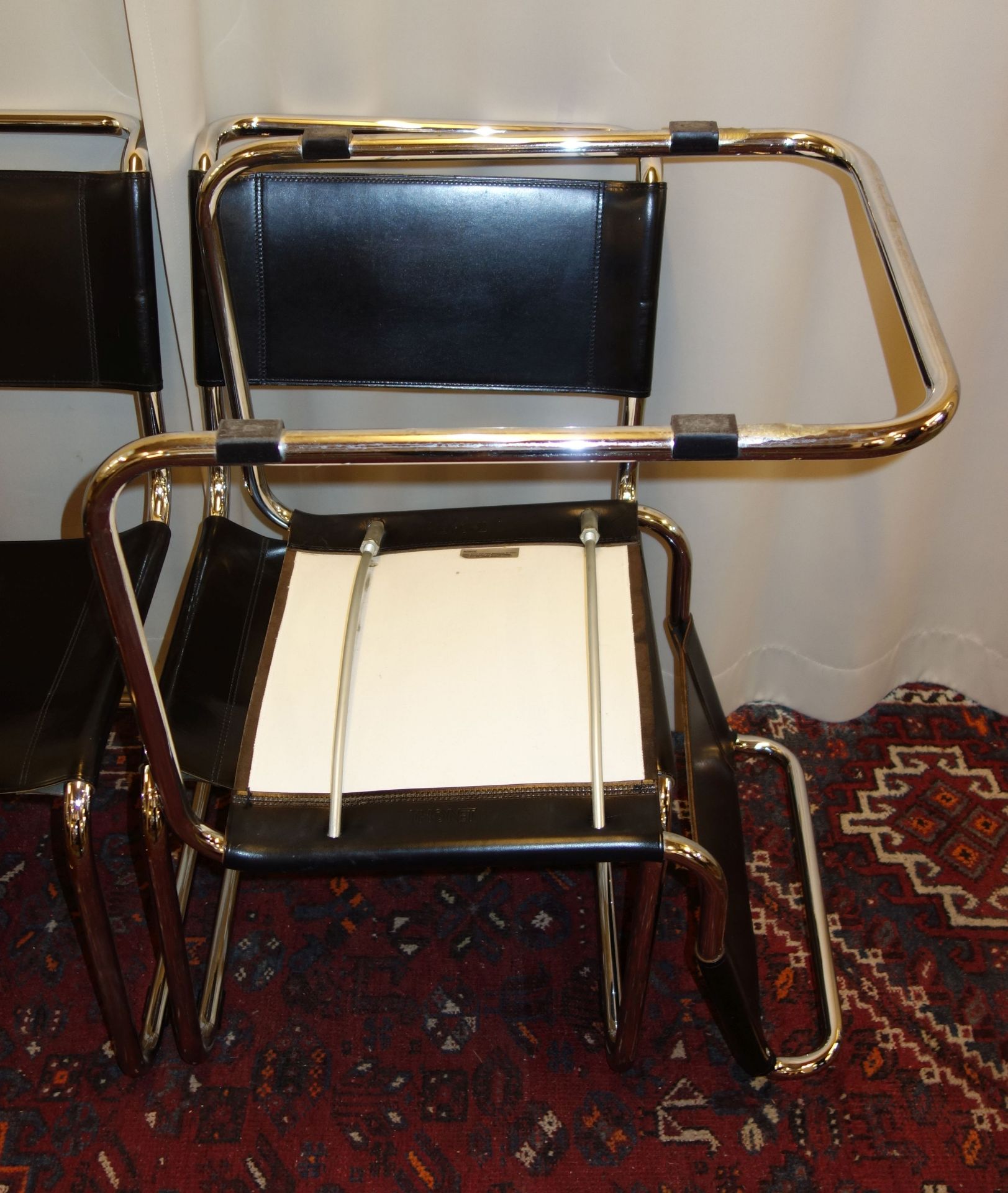 4 MART STAM SCHWINGSTÜHLE / STAHLROHRSTÜHLE S 33; THONET - Bild 5 aus 6