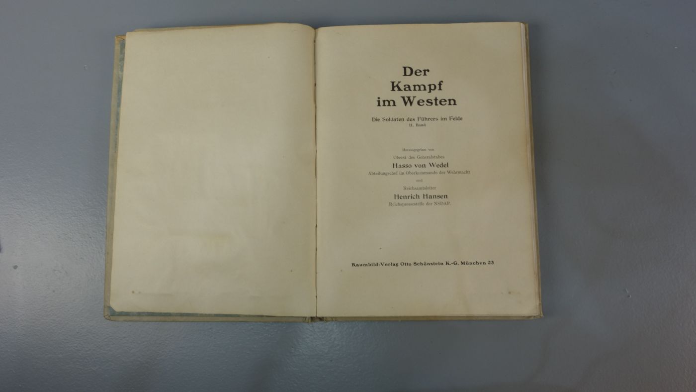 BUCH WK II: "DER KAMPF IM WESTEN" - Image 3 of 4