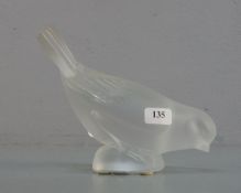 LALIQUE GLASFIGUR / PAPERWEIGHT "VOGEL"