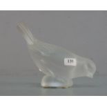 LALIQUE GLASFIGUR / PAPERWEIGHT "VOGEL"