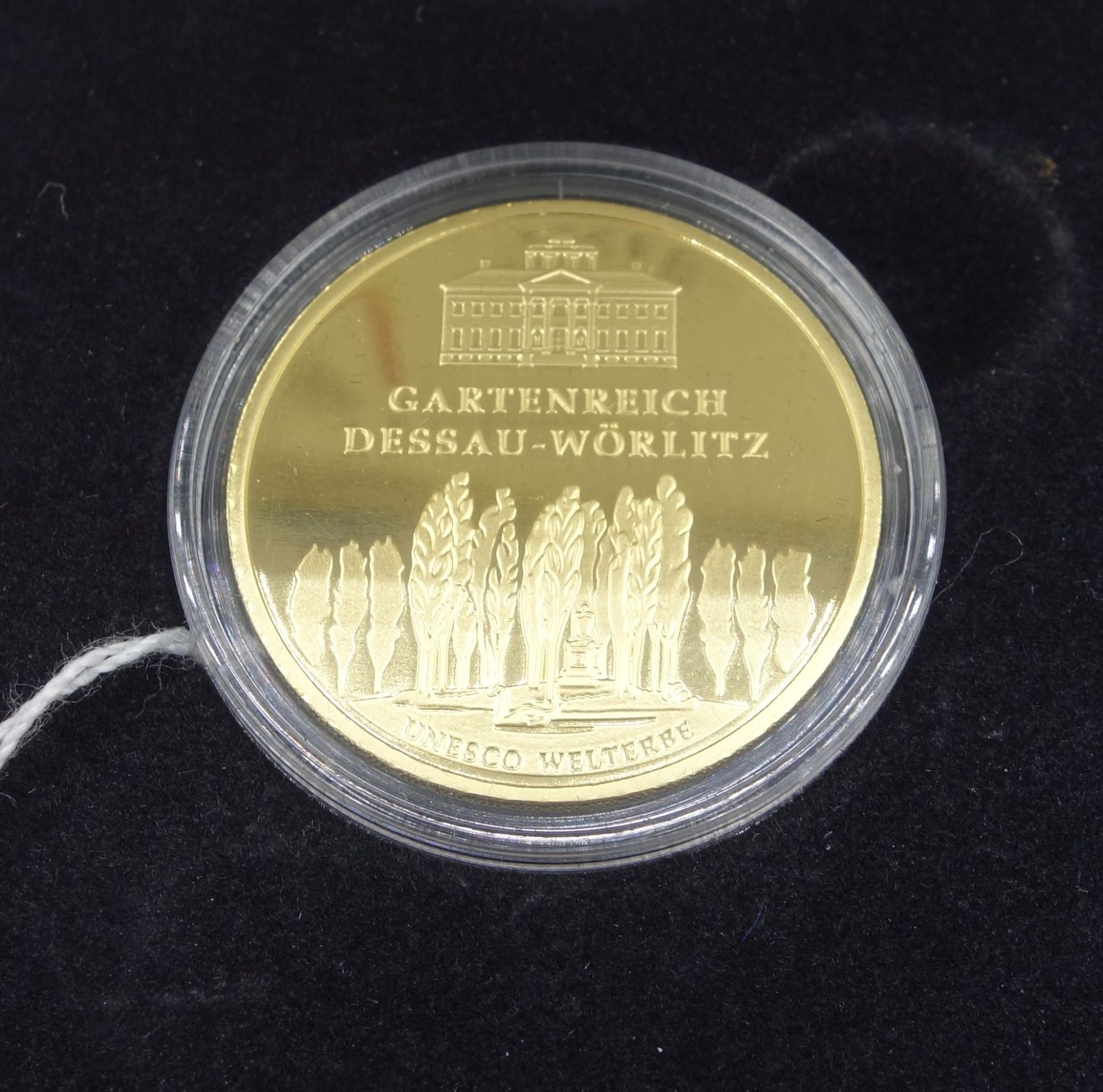 100 € GOLDMÜNZE "GARTENREICH DESSAU - WÖRLITZ" - Bild 2 aus 3