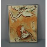 MARC CHAGALL - GRAFIK "DAS GESICHT ISRAELS"