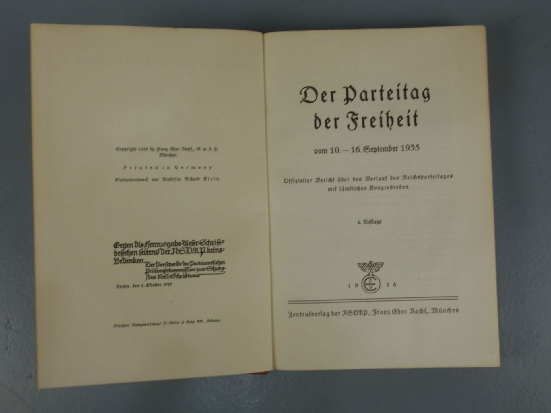 BUCH: "DER PARTEITAG DER FREIHEIT 1935" - Bild 3 aus 3