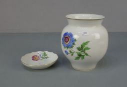 MEISSEN -VASE UND -SCHÄLCHEN