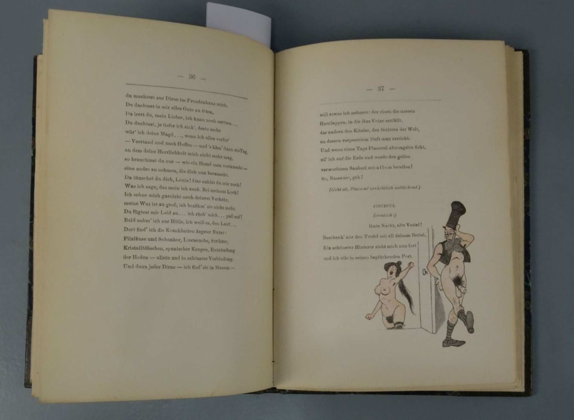 BUCH MIT EROTISCHEN ILLUSTRATIONEN VON 1910 - Bild 4 aus 4