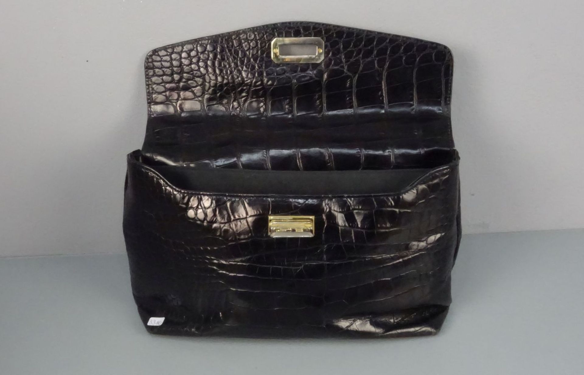 SONIA RYKIEL KROKODILLEDER-HANDTASCHE - Image 3 of 3