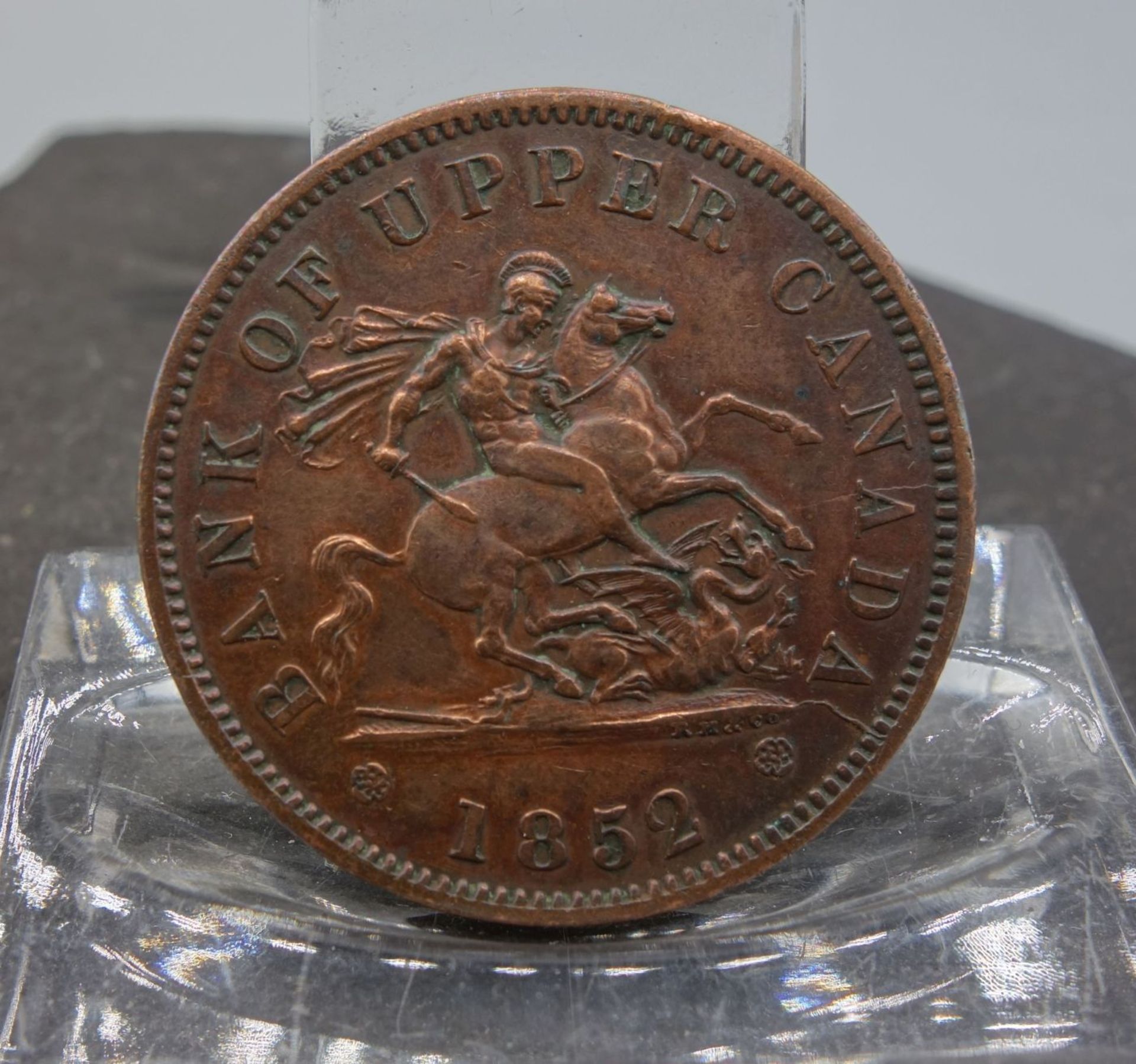 KANADISCHE MÜNZE - ONE PENNY (1852) - Bild 2 aus 2