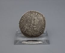 MÜNZE VON 1655 (Monaco): Honoratus II Grimaldi