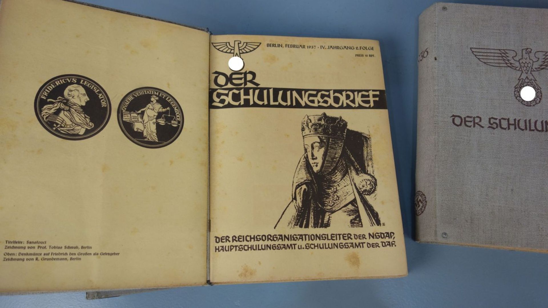 "DER SCHULUNGSBRIEF DER NSDAP", über 60 Hefte - Bild 5 aus 5