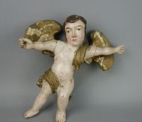 HOLZBILDHAUER DES 19. JH. : "PUTTO"