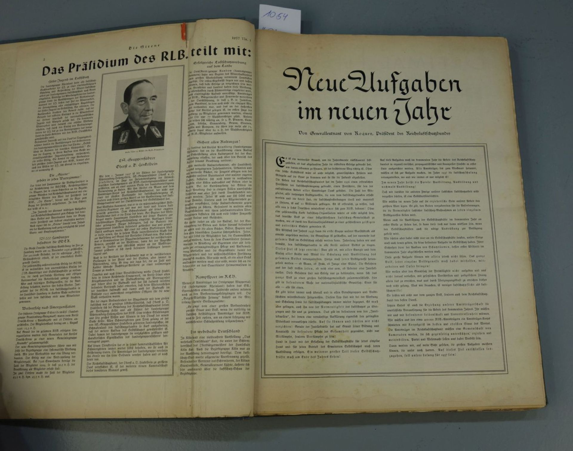 ZEITSCHRIFT "DIE SIRENE" JAHRGANG 1937 - Bild 3 aus 7