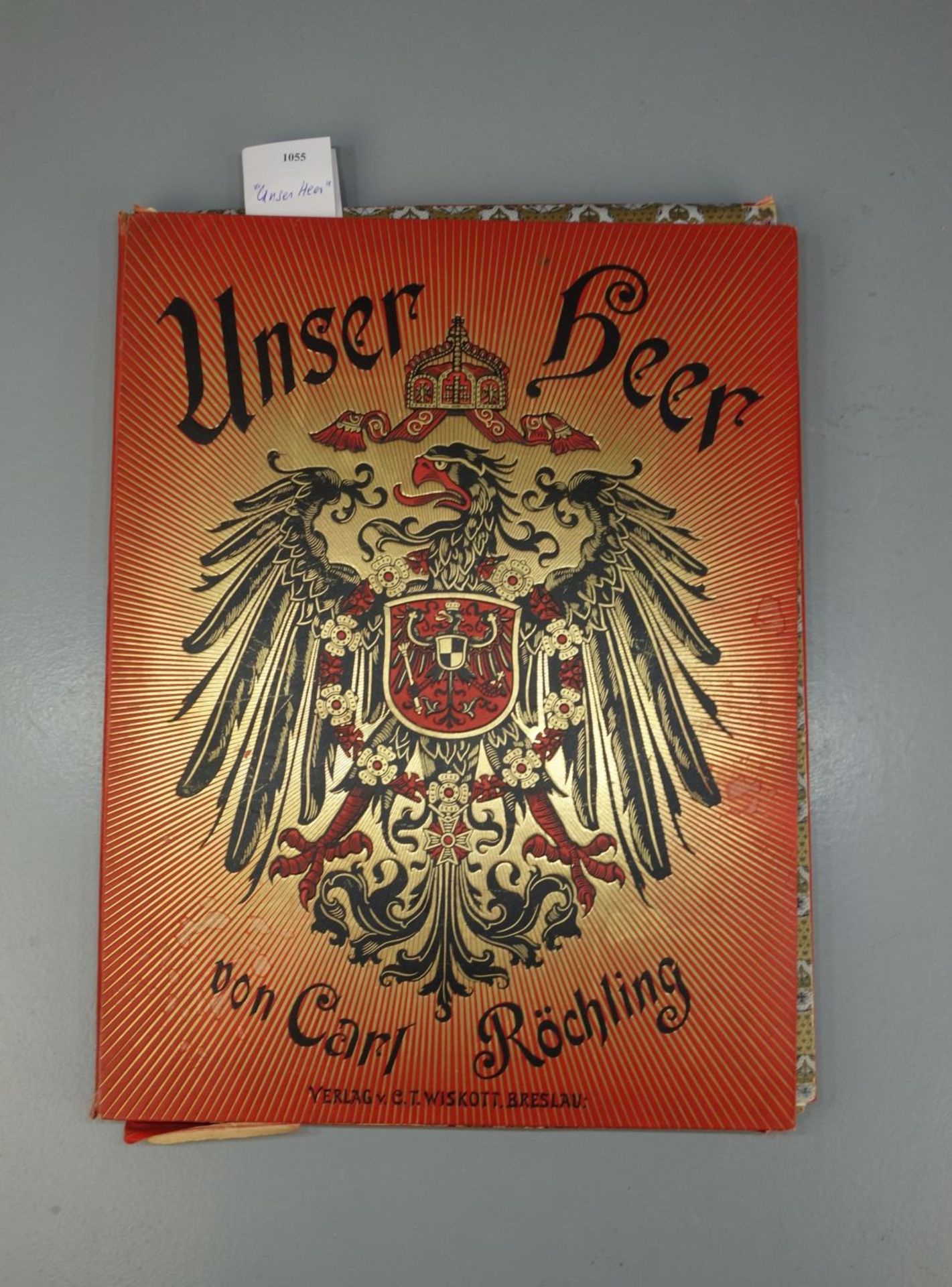 MAPPE DEUTSCHES KAISERREICH "UNSER HEER"