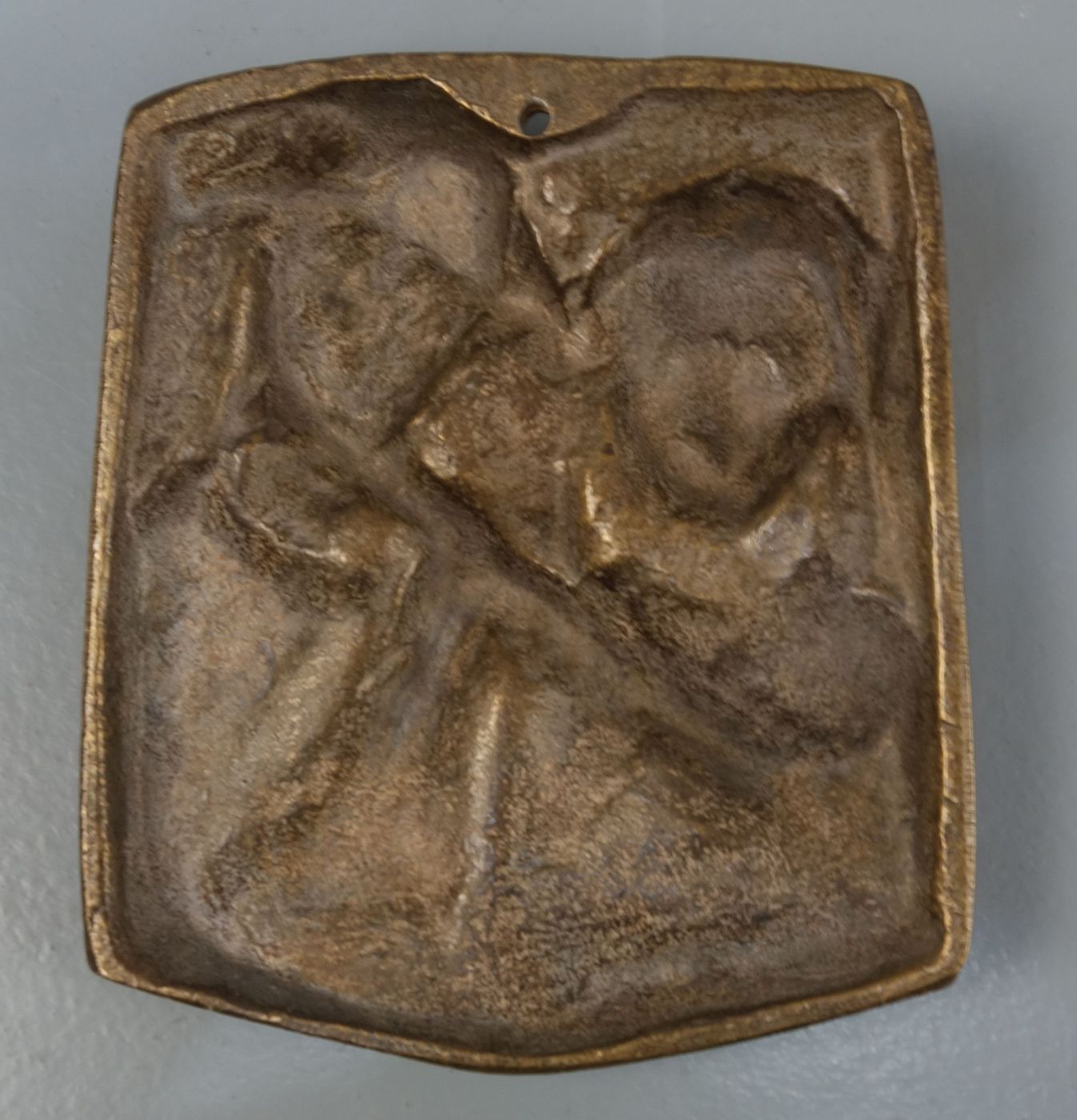 JOSEPH KRAUTWALD - RELIEF: "SINGENDES MÄDCHEN UND KNABE MIT FLÖTE" - Image 2 of 2