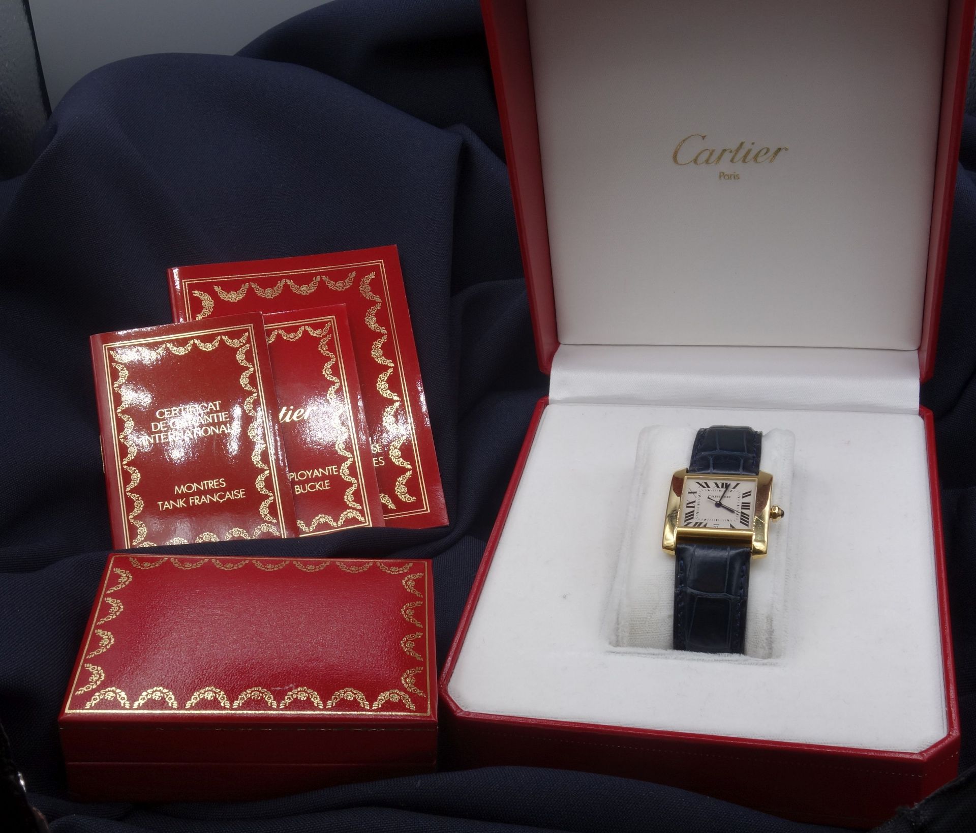 VINTAGE ARMBANDUHR - Cartier "Tank Francaise" - Bild 4 aus 7